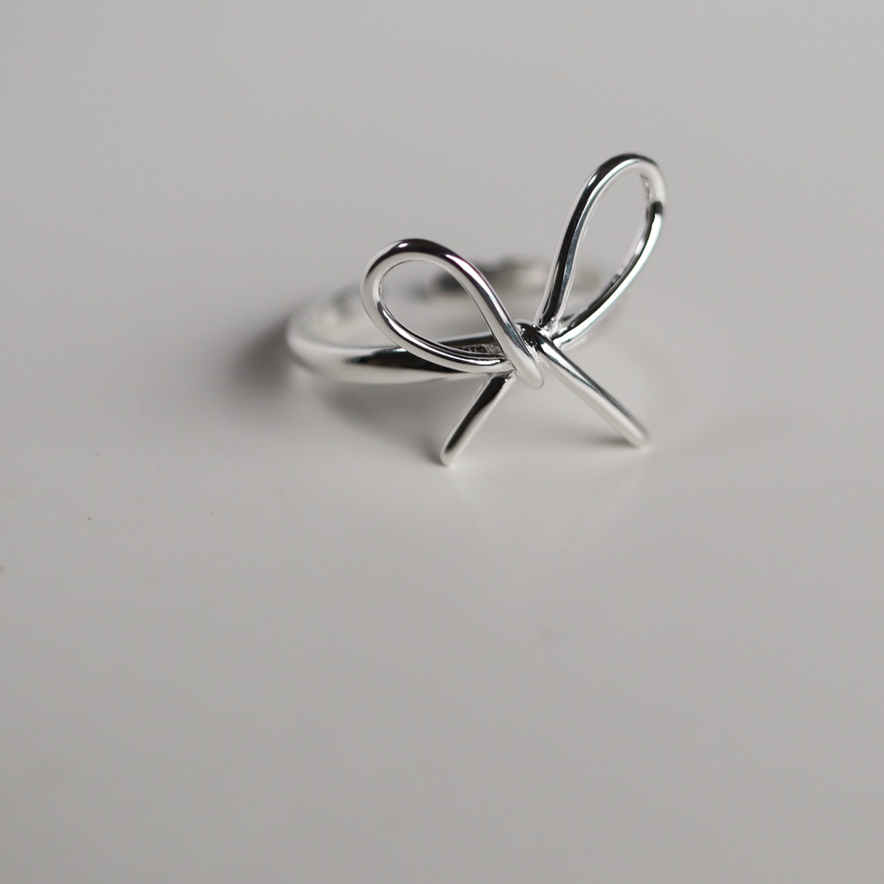 silver925 ribbon ring R216