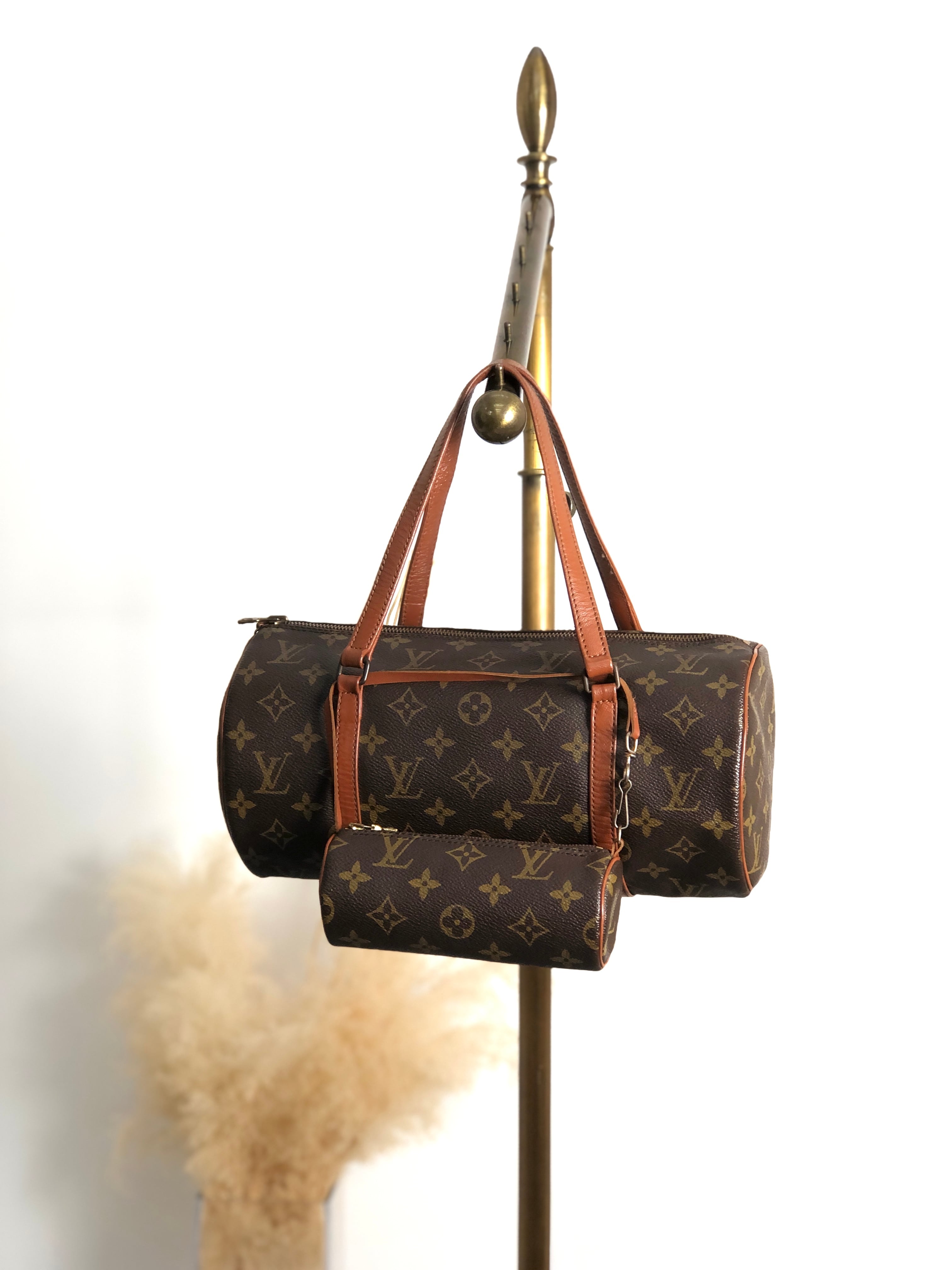 LOUIS VUITTON ルイヴィトン パピヨン モノグラム ハンドバッグ