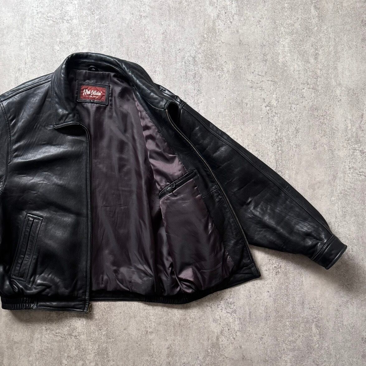 90s~ J.Park Collection leather swing top | Muri vintage