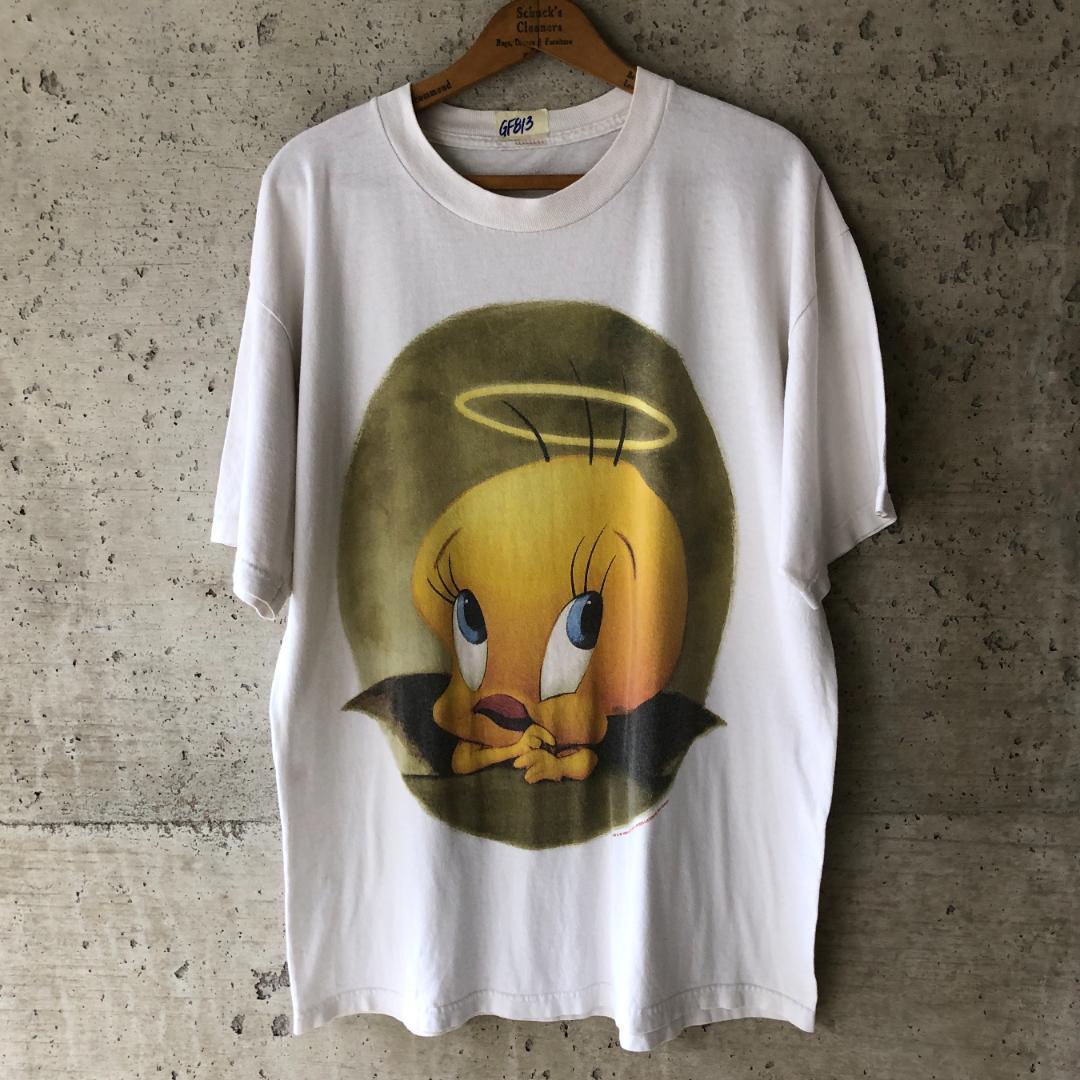 GF813 90s Tシャツ トゥイーティー エンジェル 天使 Tweety GF813 90s Tシャツ トゥイーティー エンジェル 天使 Tweety