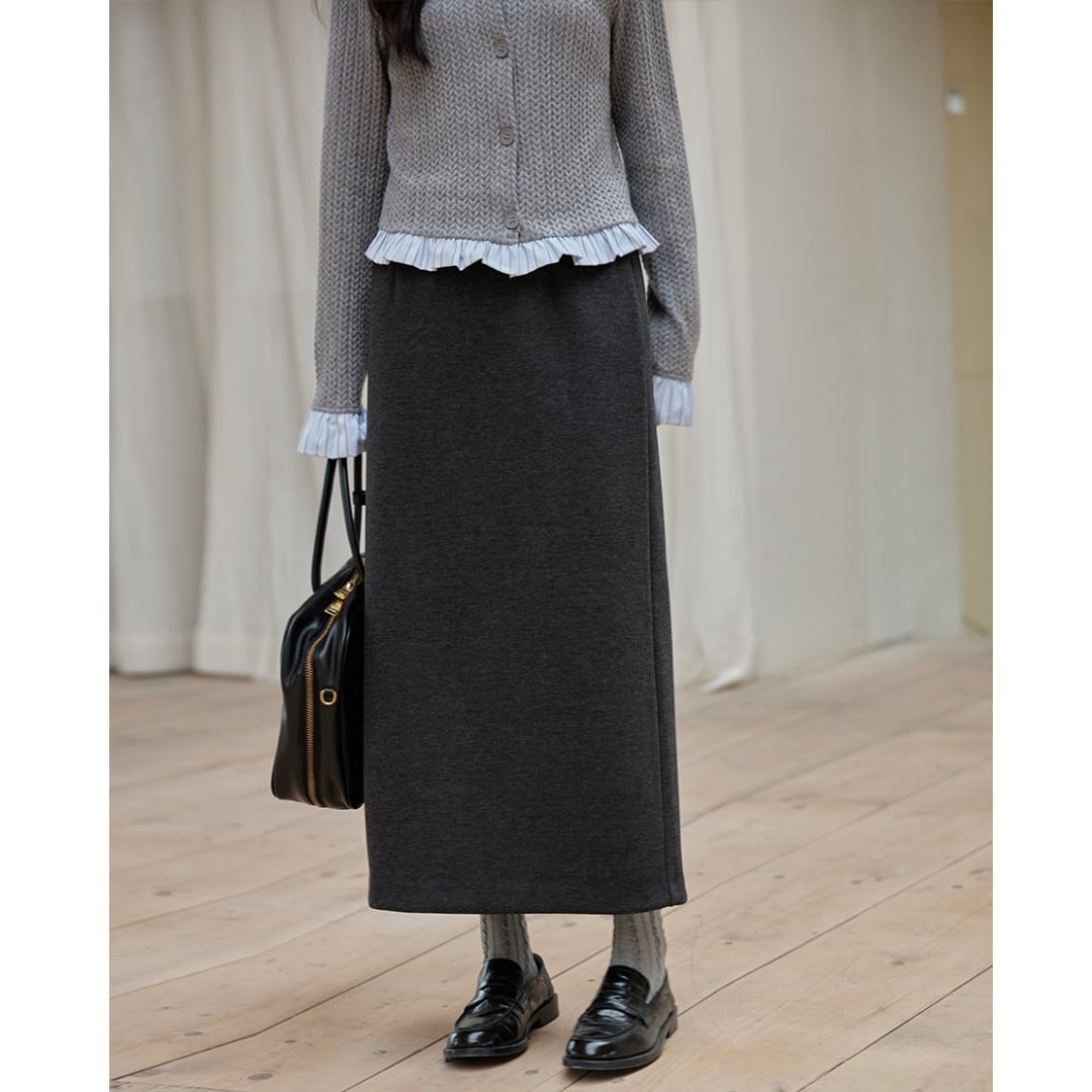 niche draped skirt in western style