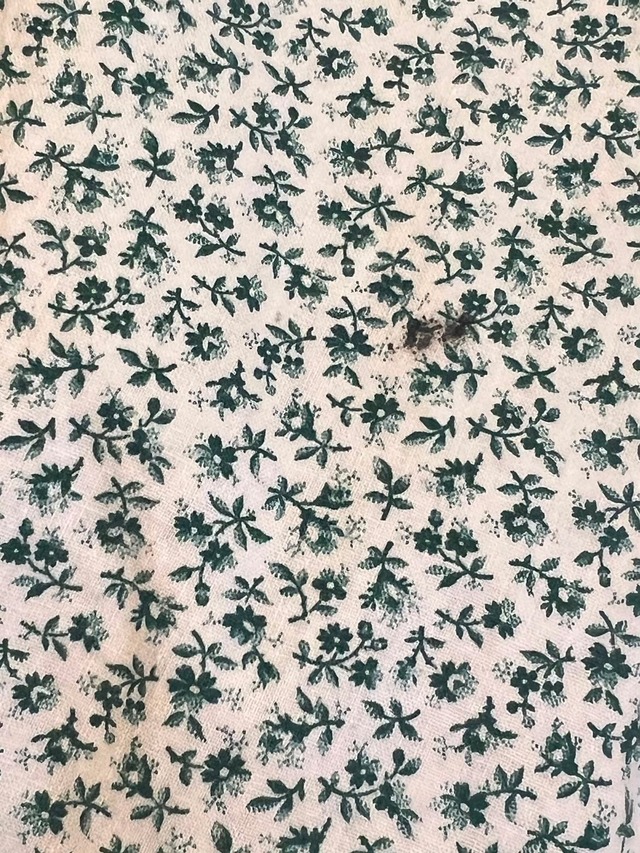 40's50's green flower dress