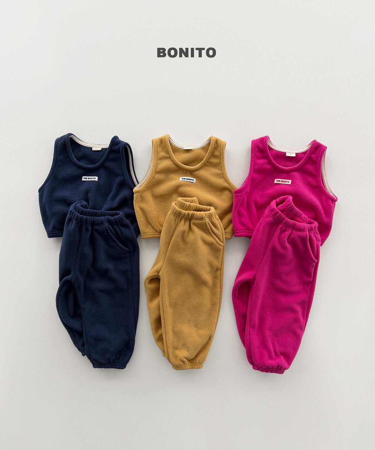 【Jr.size】biscut vest set up【BONITO】※12月中旬発送予定
