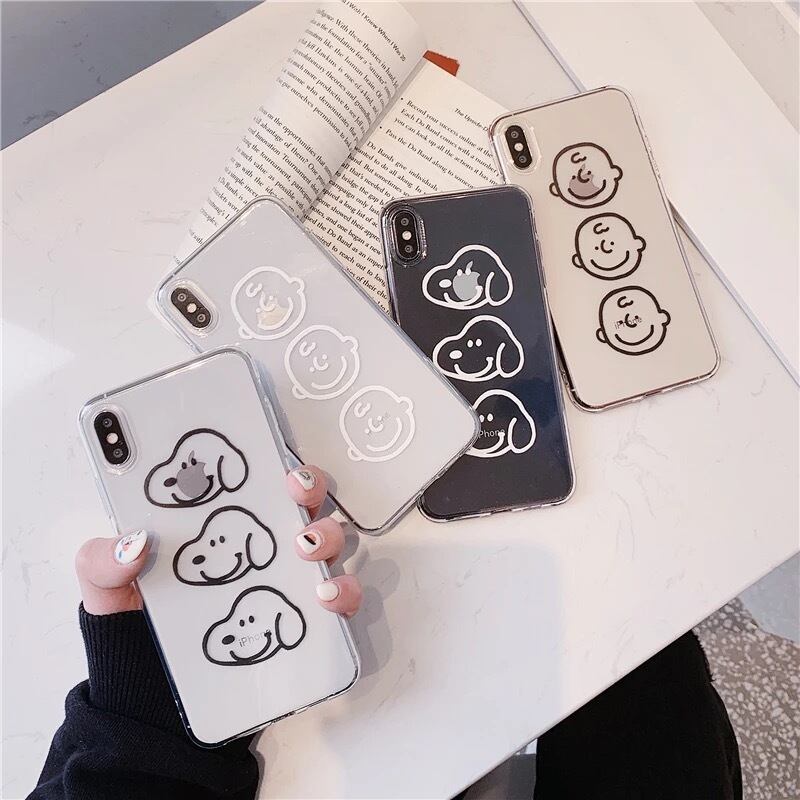 即納商品 送料無料 010 透明 モノトーン イラスト Iphoneケース スマホケース Selectshop Aya