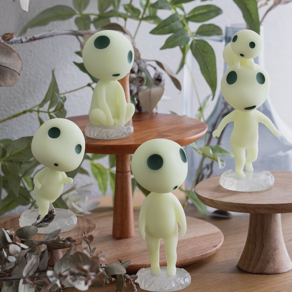 再入荷】もののけ姫 コダマの置物 4種コンプリートセット | すすのこ 