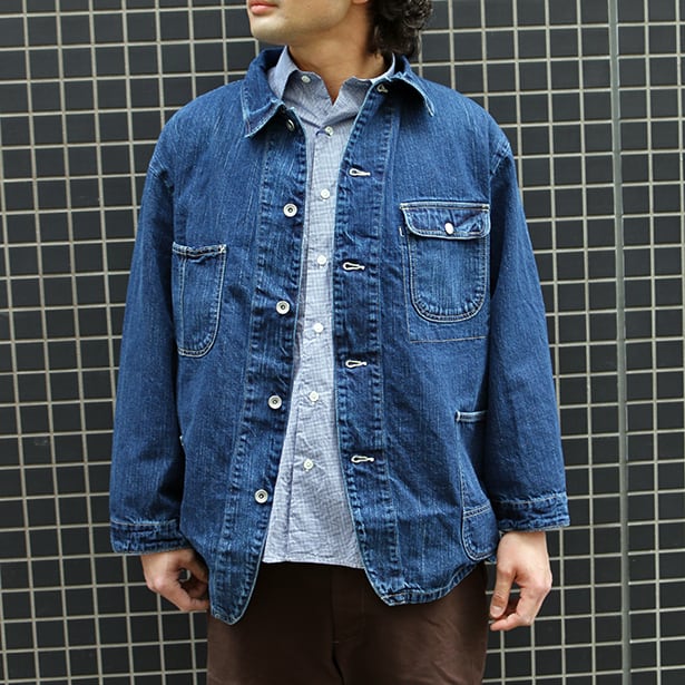 Porter Classic ポータークラシック ヒッコリーカバーオール こばん Porter Classic ポータークラシック ヒッコリーカバーオール こばん
