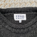 CC "FLOWER with LOVE" HAND KNIT -DARK GRAY-