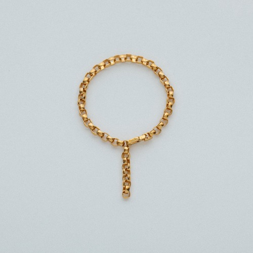 Squaer box chain bracelet Gold