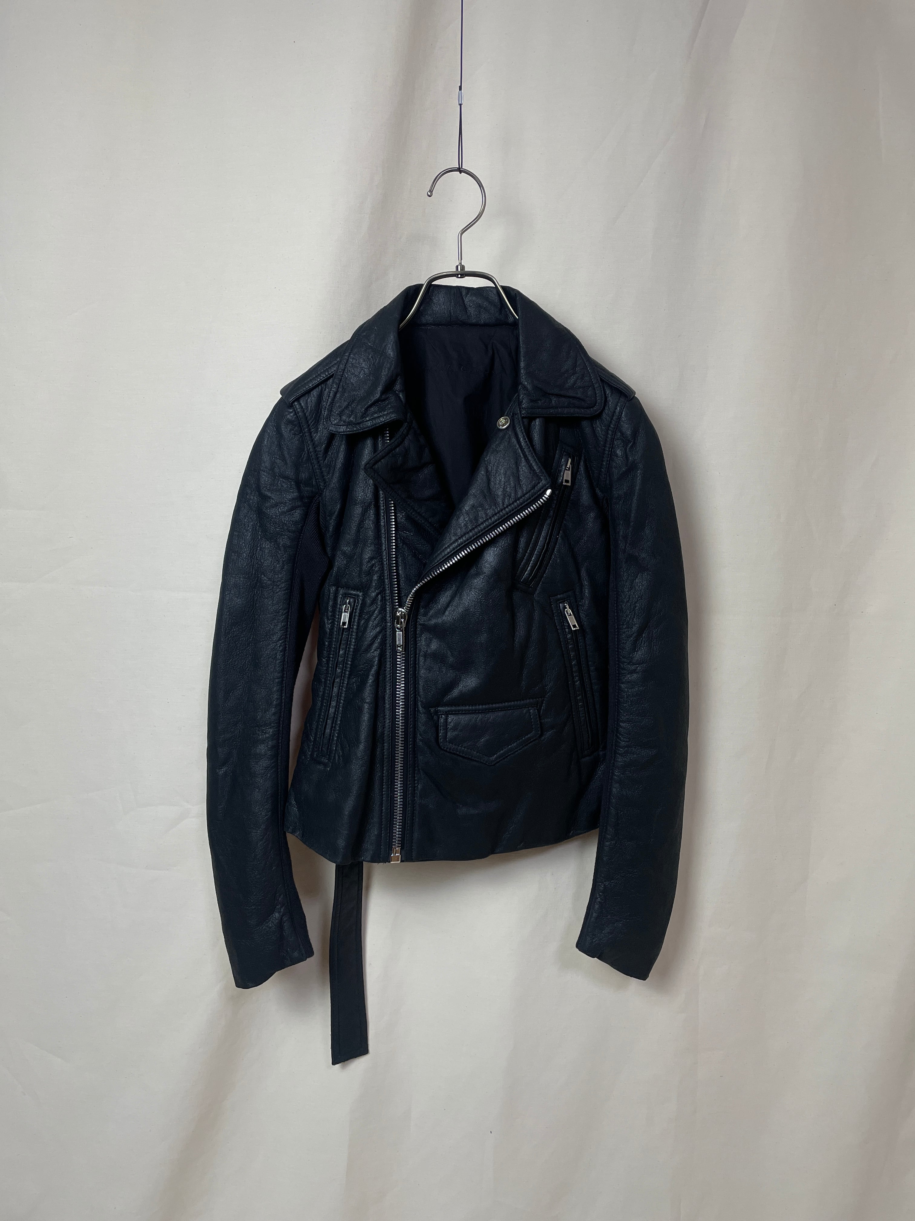 F/W2018 Rick Owens - Belted Stooges Rider Jacket