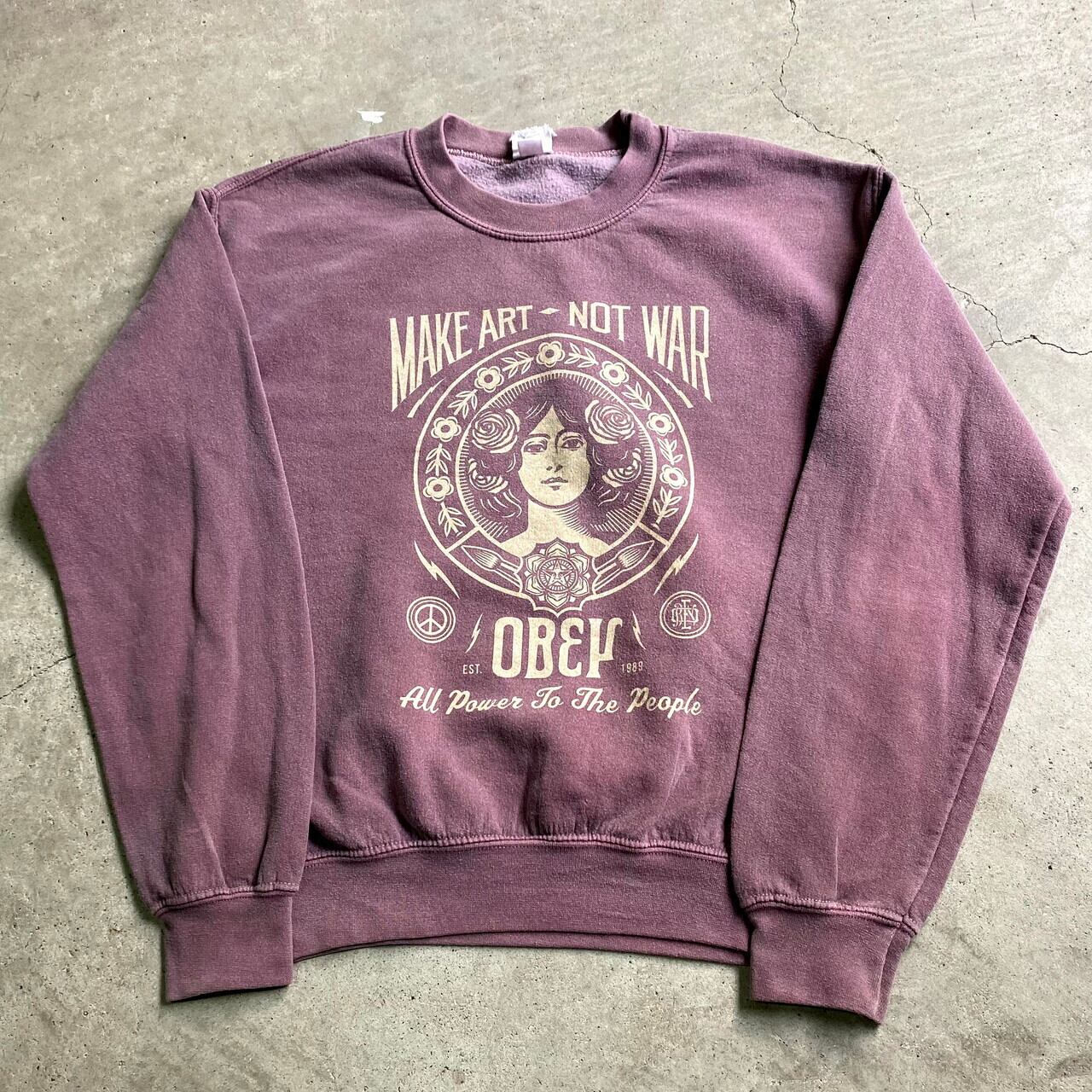 OBEY オベイ サーフ スケート フロントプリント スウェット ...