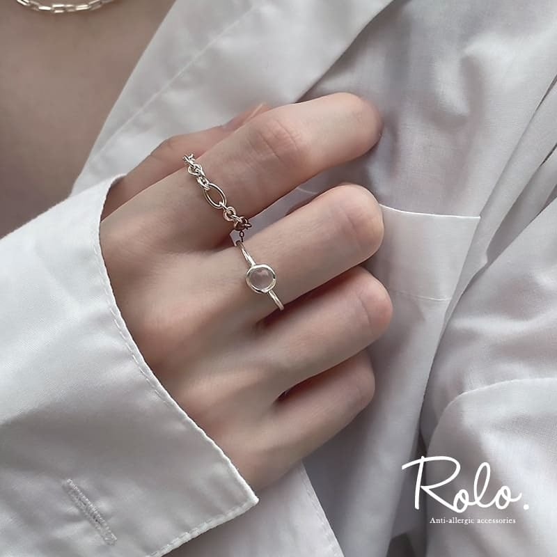 ムーンストーンリング シルバー925 | Roloshop BASE店