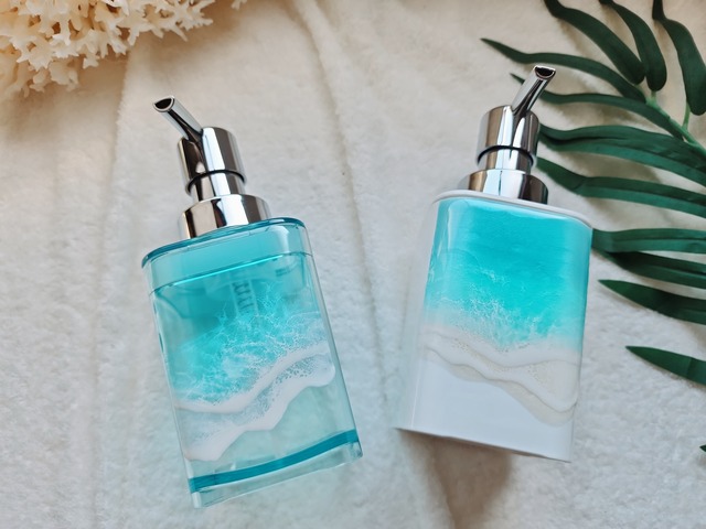 395.オーシャンレジンアート ソープディスペンサー泡タイプ