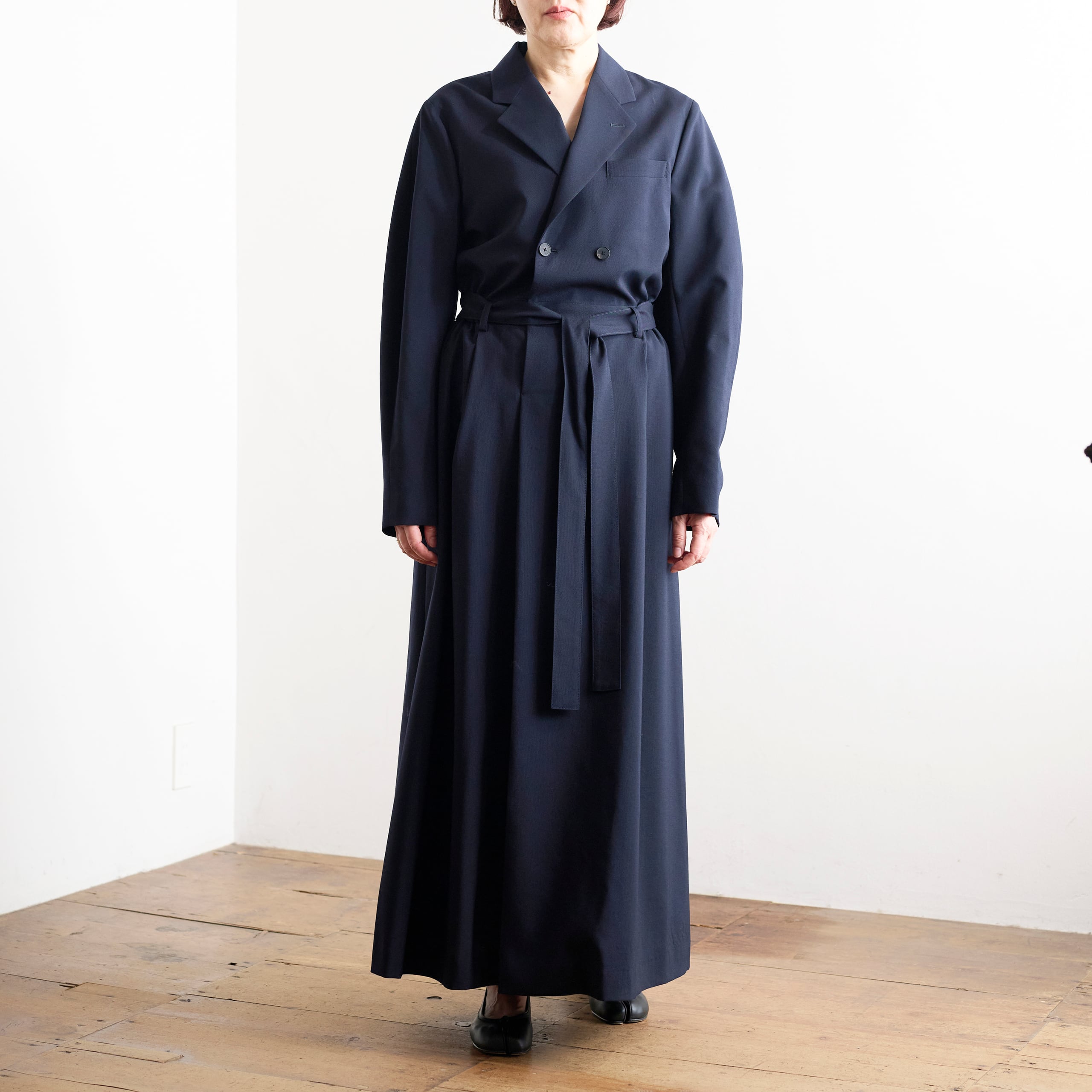 30%off】LOEFF ロエフ W TORO ダブルブレスト ドレス 8826-209-0124