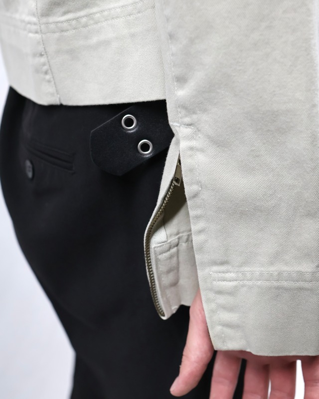 minimal cotton drizzler jacket