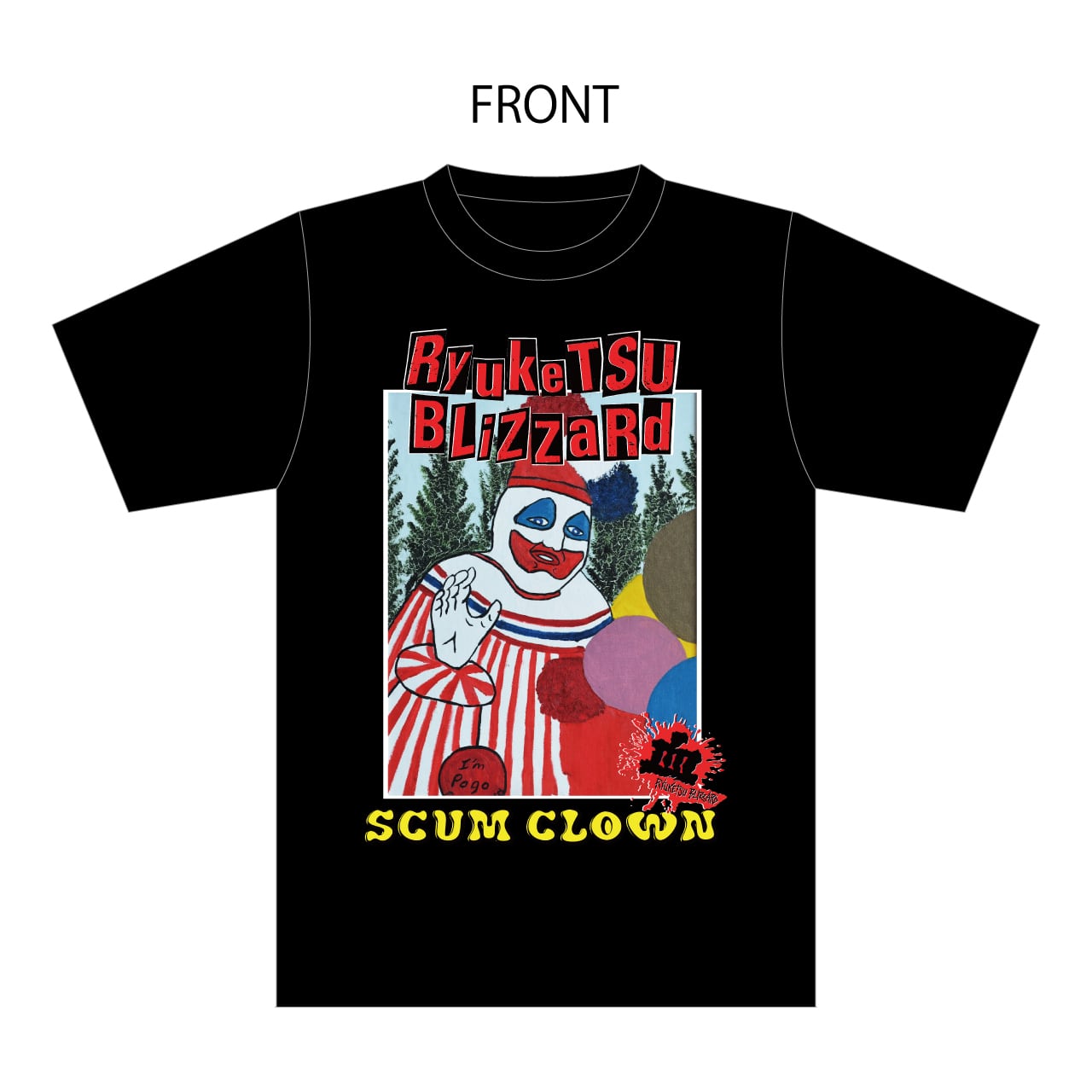 SCUM CLOWN T-shirt | 流血ブリザード通販 SCUM CLOWN T-shirt | 流血ブリザード通販