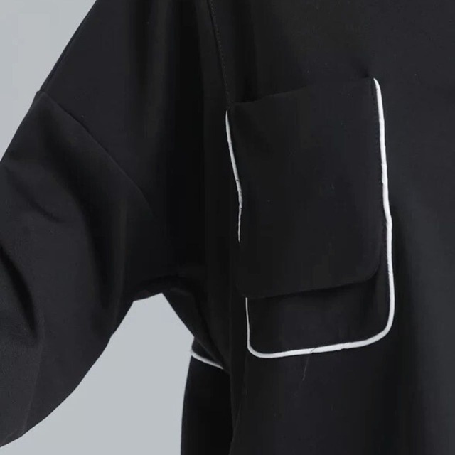 Half turtleneck bottling shirt C0524