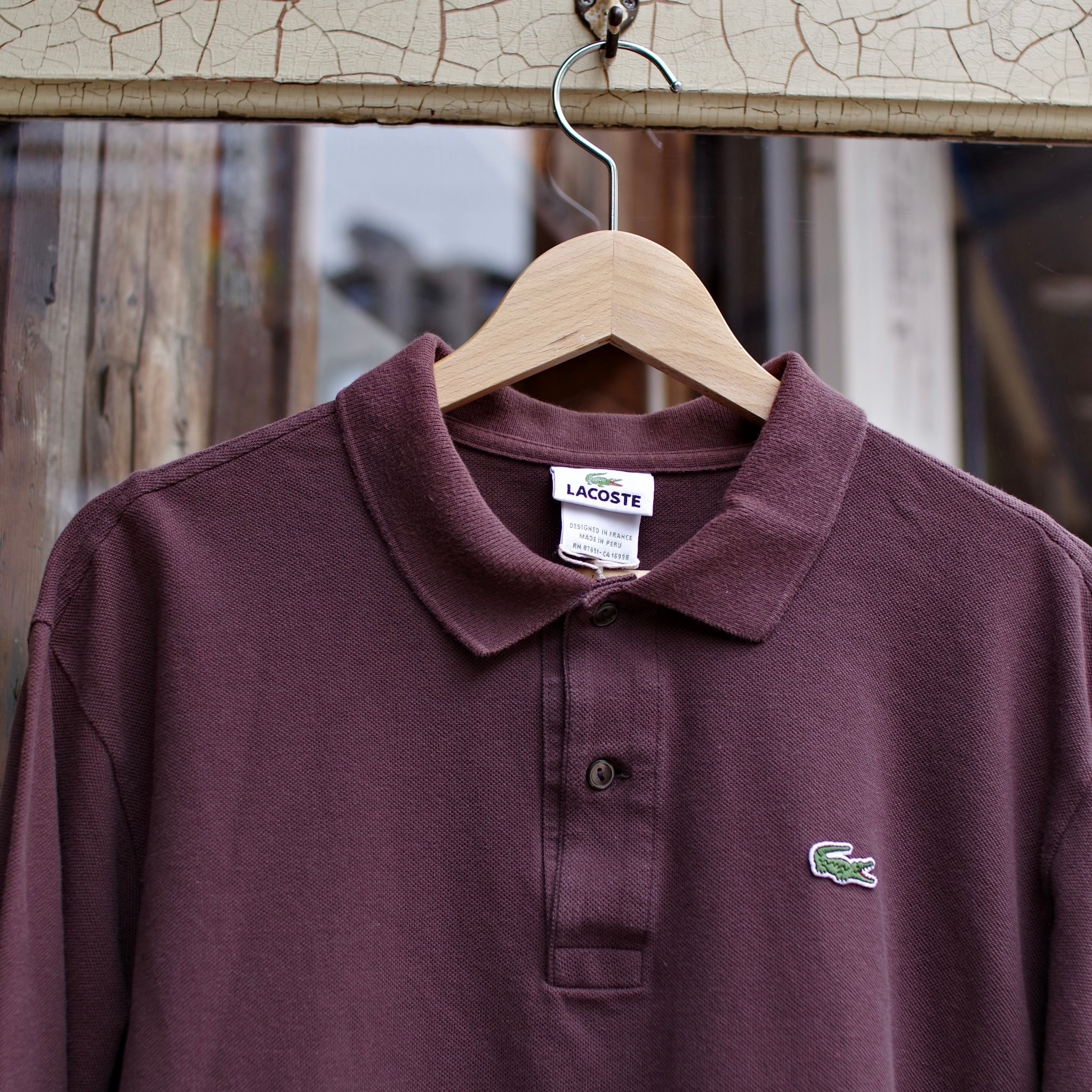 LACOSTE Long sleeve Polo shirt / ラコステ ロングスリーブ