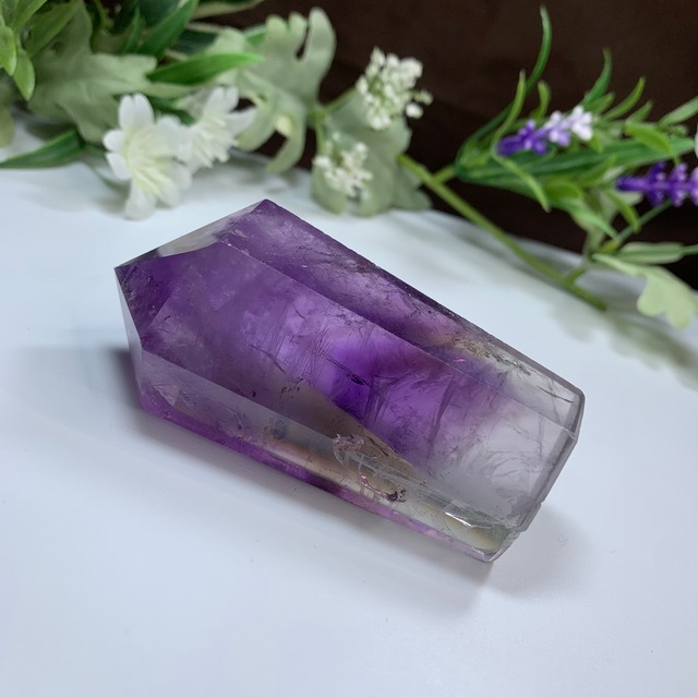 1.(訳)透明！色合い美麗☆アメジスト ポイント