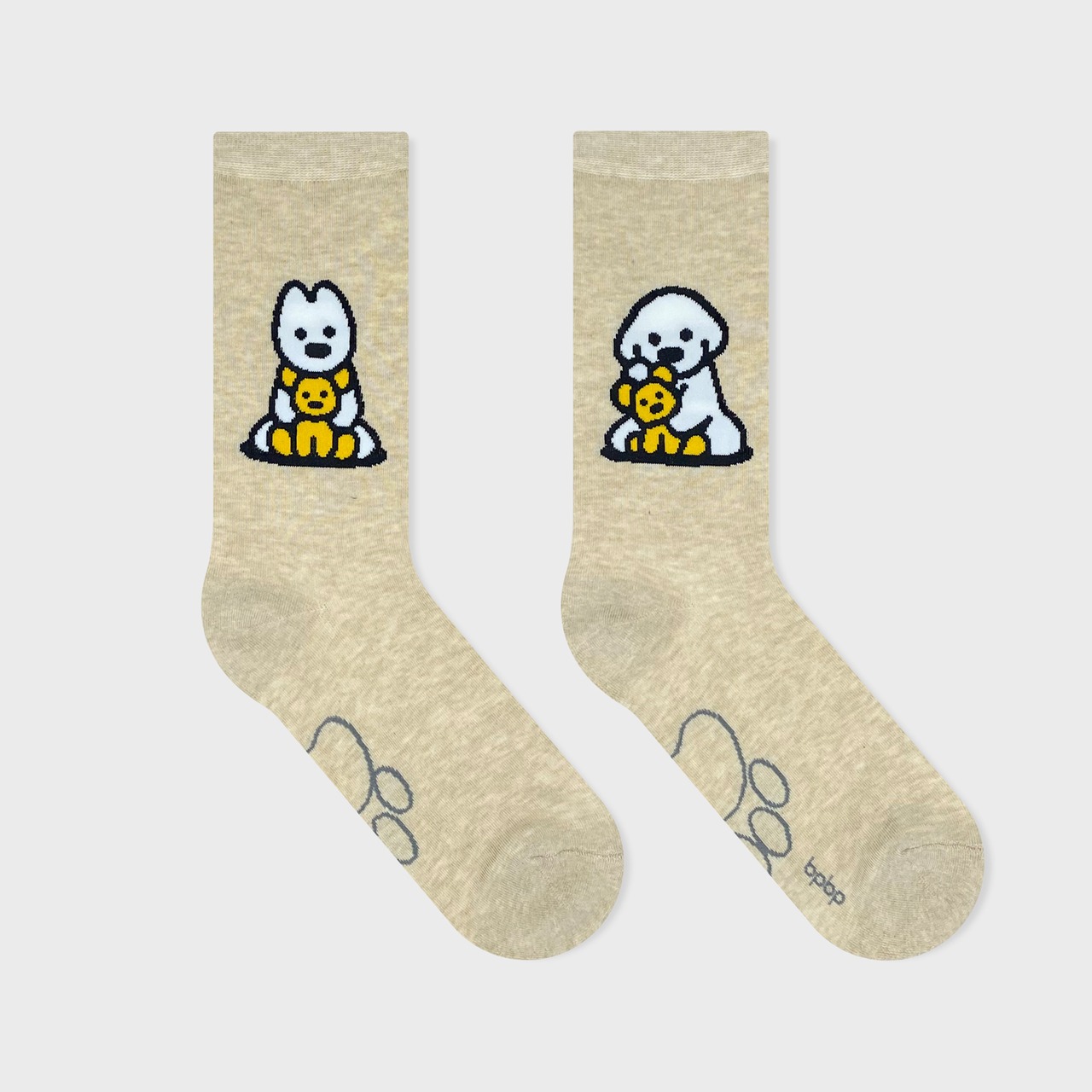 【matsui】SOCKS  犬とぬいぐるみ ソックス