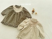 ベルベベ / valubebe / ハイボア配色ワンピース / 韓国子供服 / ベビー|キッズ / 26winter〖取寄〗*6M~S*