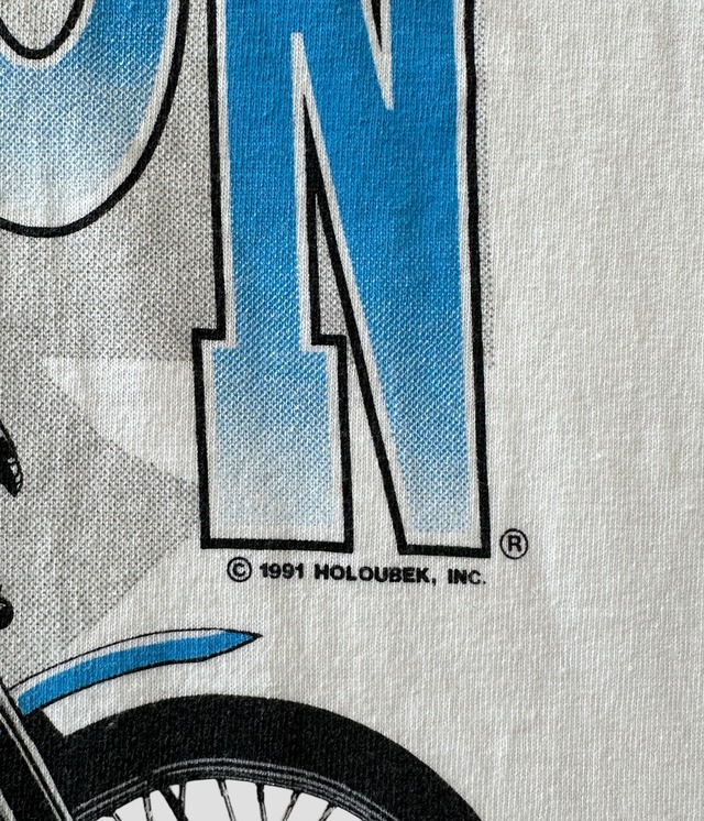 -Harley Davidson- Vintage 90s L Print T-shirt made in USA
