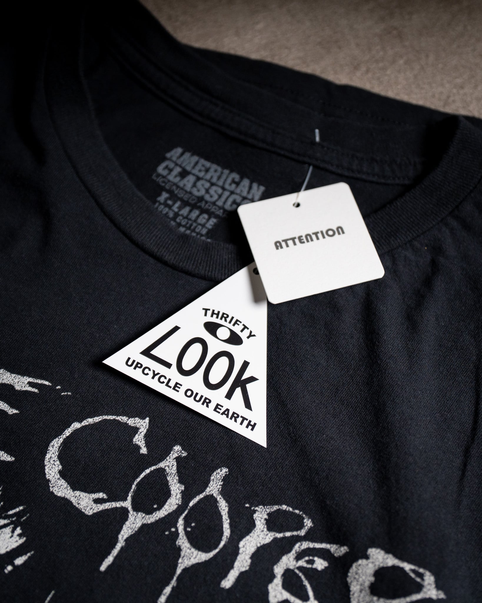 THRIFTY LOOK】ALICE COOPER TEE 新品 ユーズド加工 L XL アリス