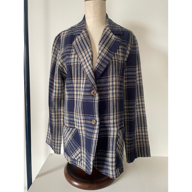 70-80s～US check jacket