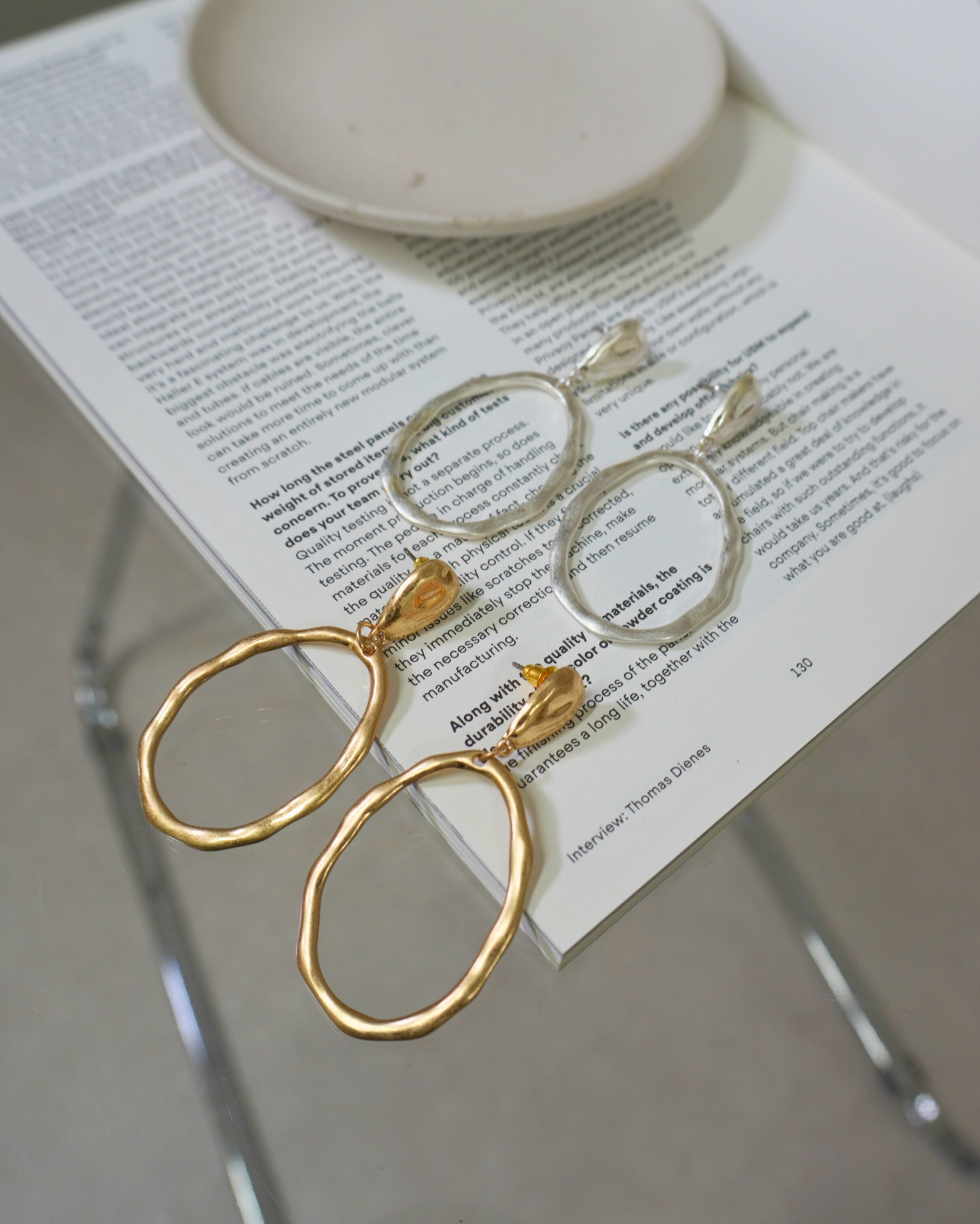 ドロップフープピアス 5281092(1106)