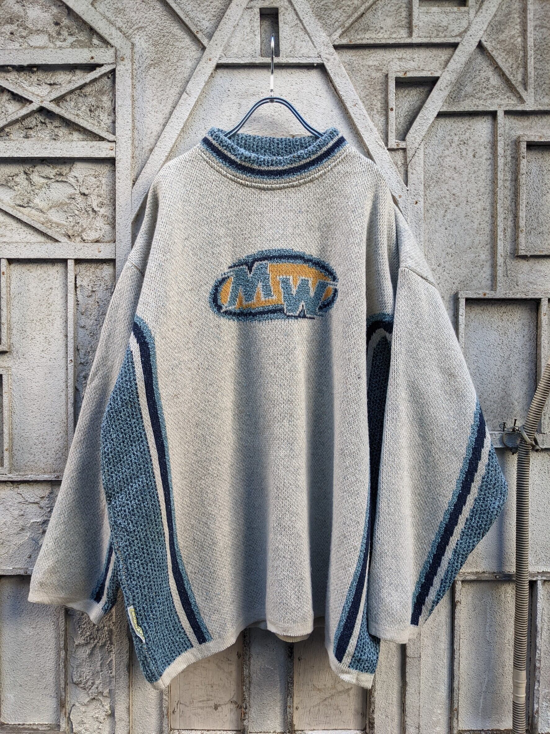 "MAD WAVE" acryl knit