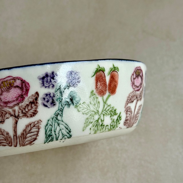 つちや まり　桶型鉢