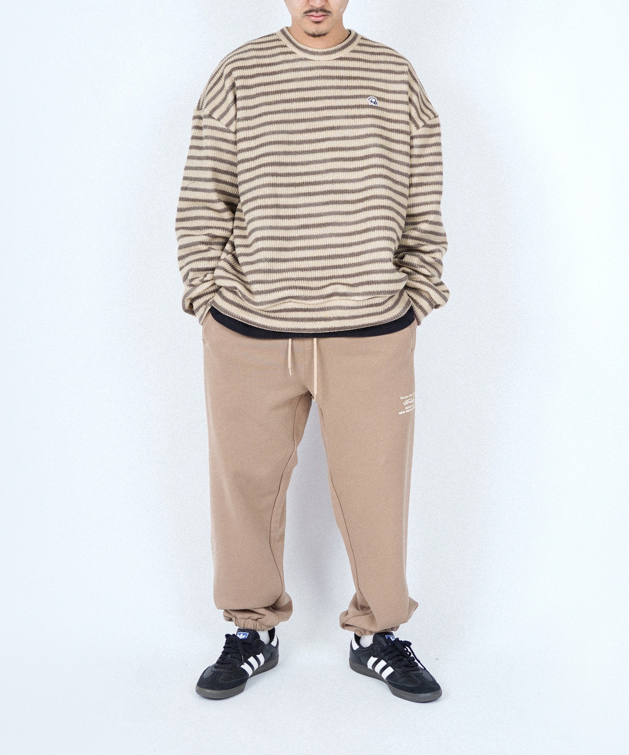 【#Re:room】BORDER CREW NECK KNIT［REK151］