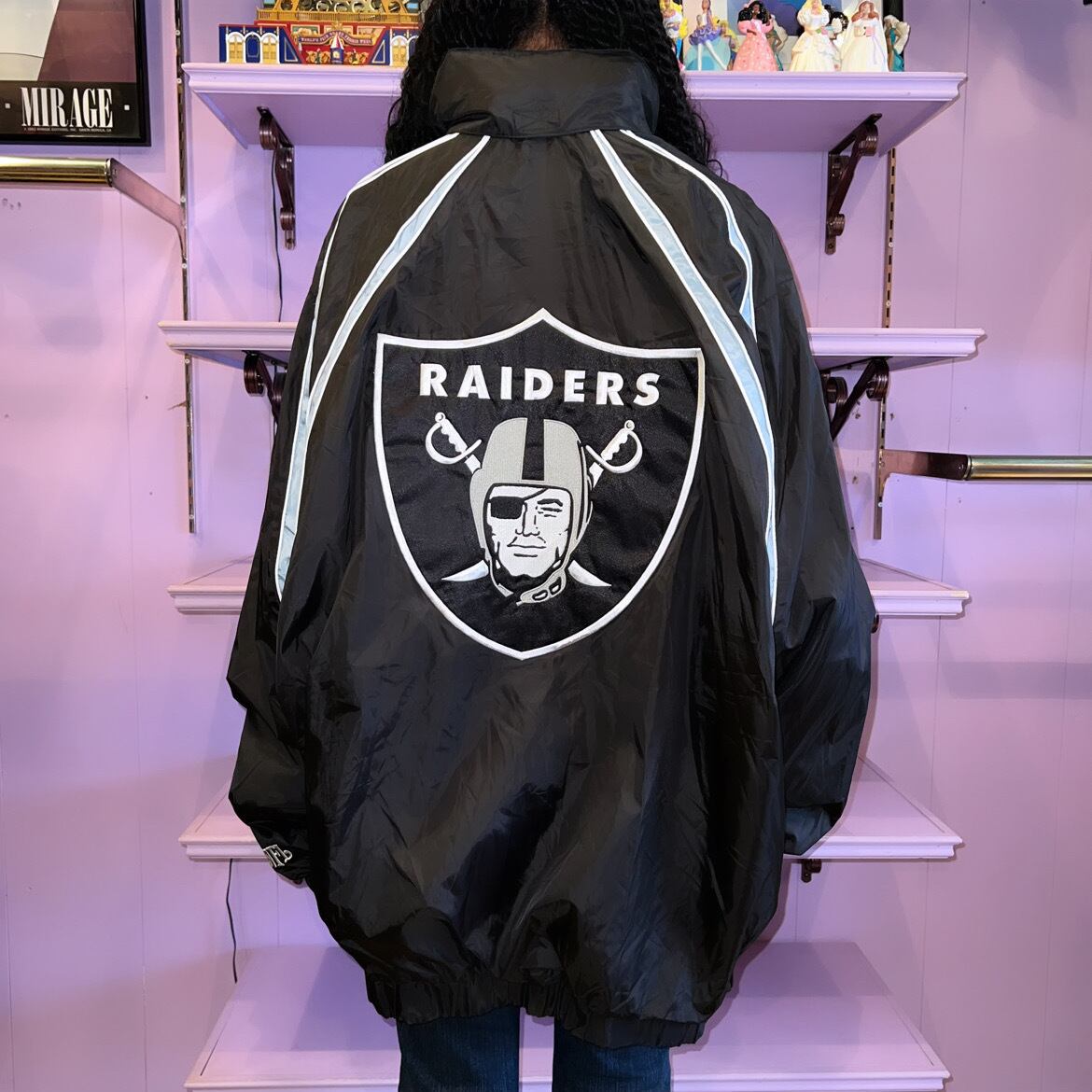 NFL Raiders Design Nylon Jacket