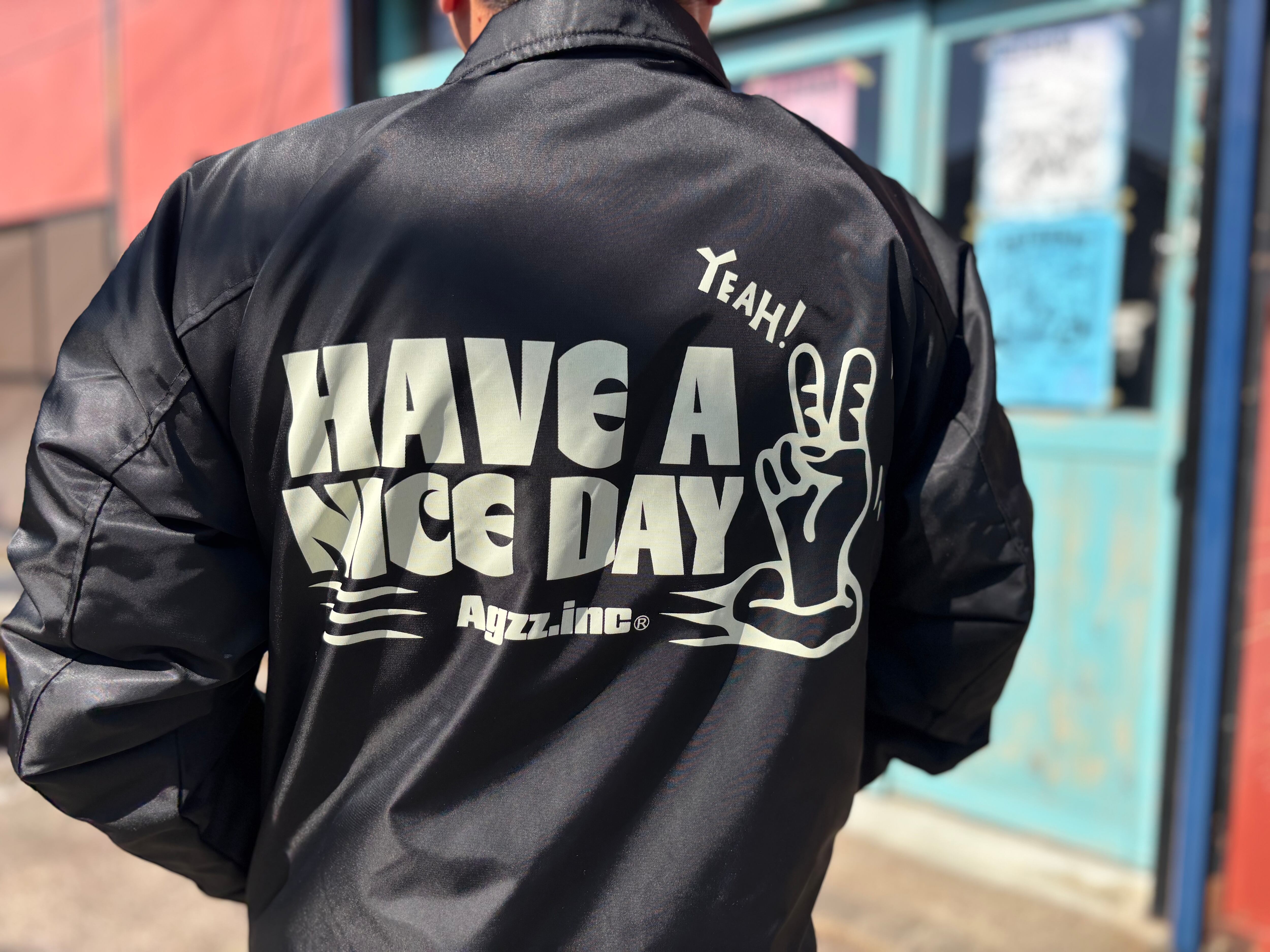 Agzz.Inc】HAVEANICEDAY 裏ボアコーチ | AGZZ.inc
