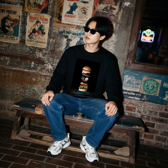 【長袖】Lucha burger