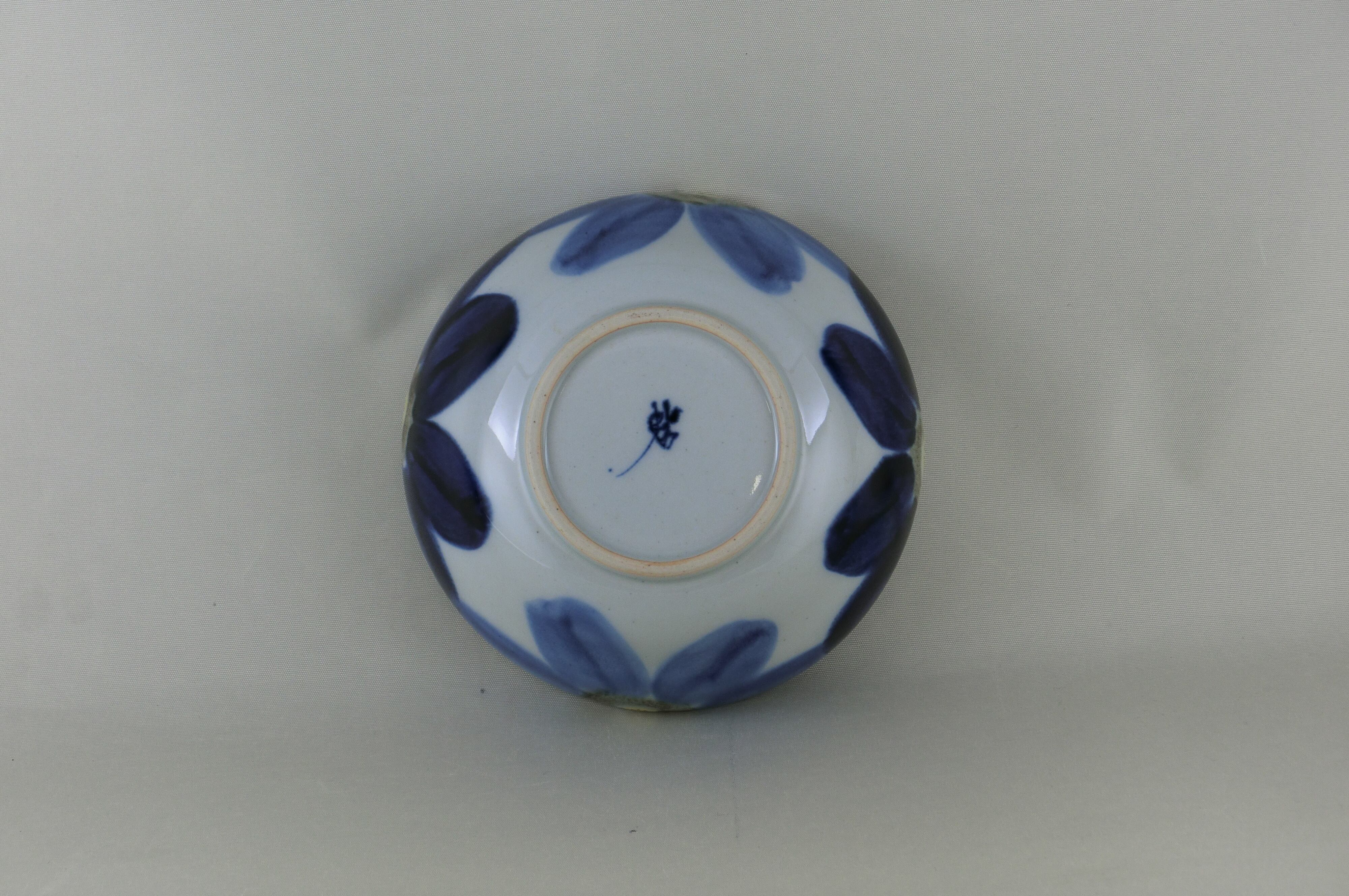 藍花紋丸小鉢
