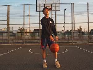 “NTH PRACTICE PANTS” colour Nevy×Red×Deepblue