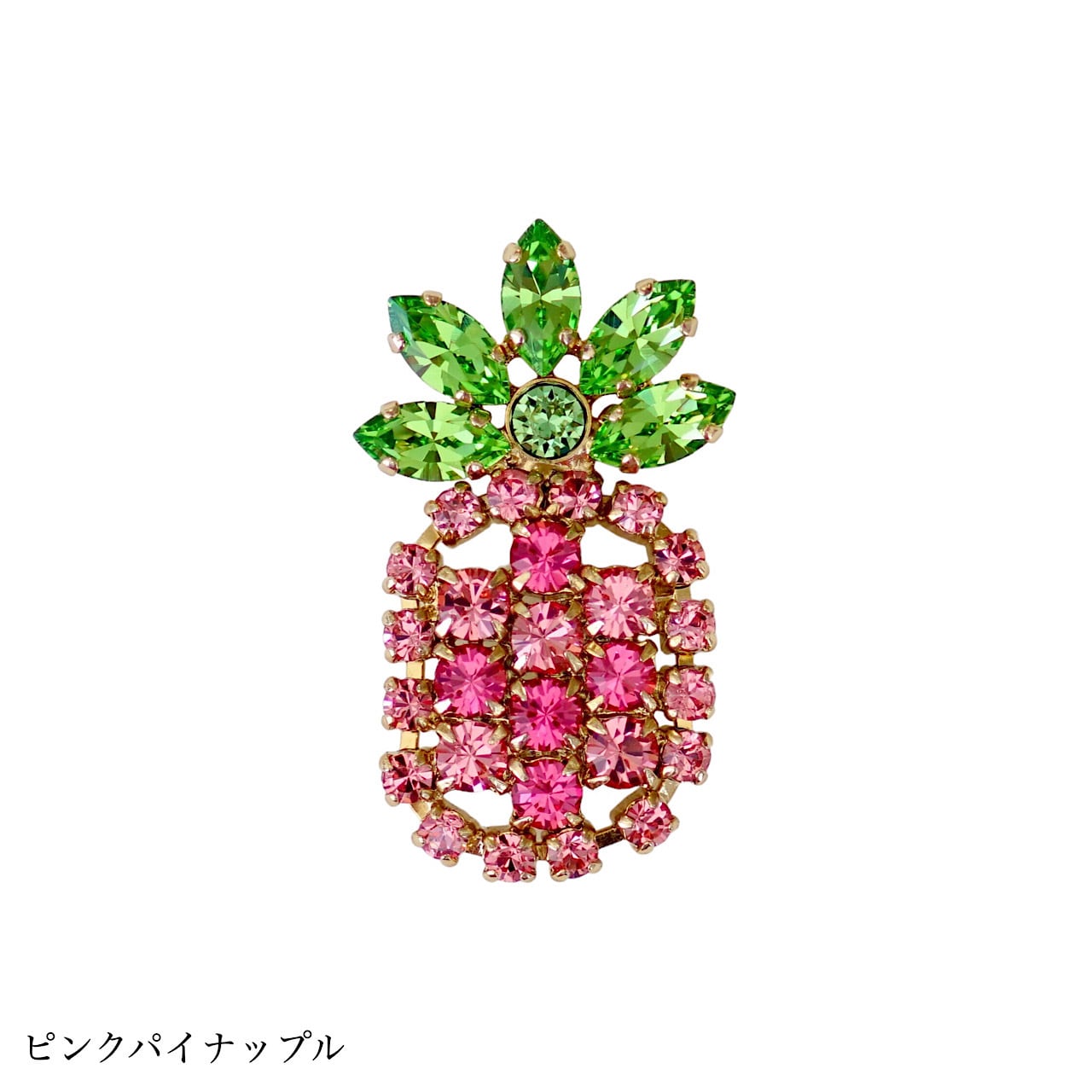 No.156❤猫❤パイナップル❤レジン❤ヘアゴム ブローチ COTTONTIME