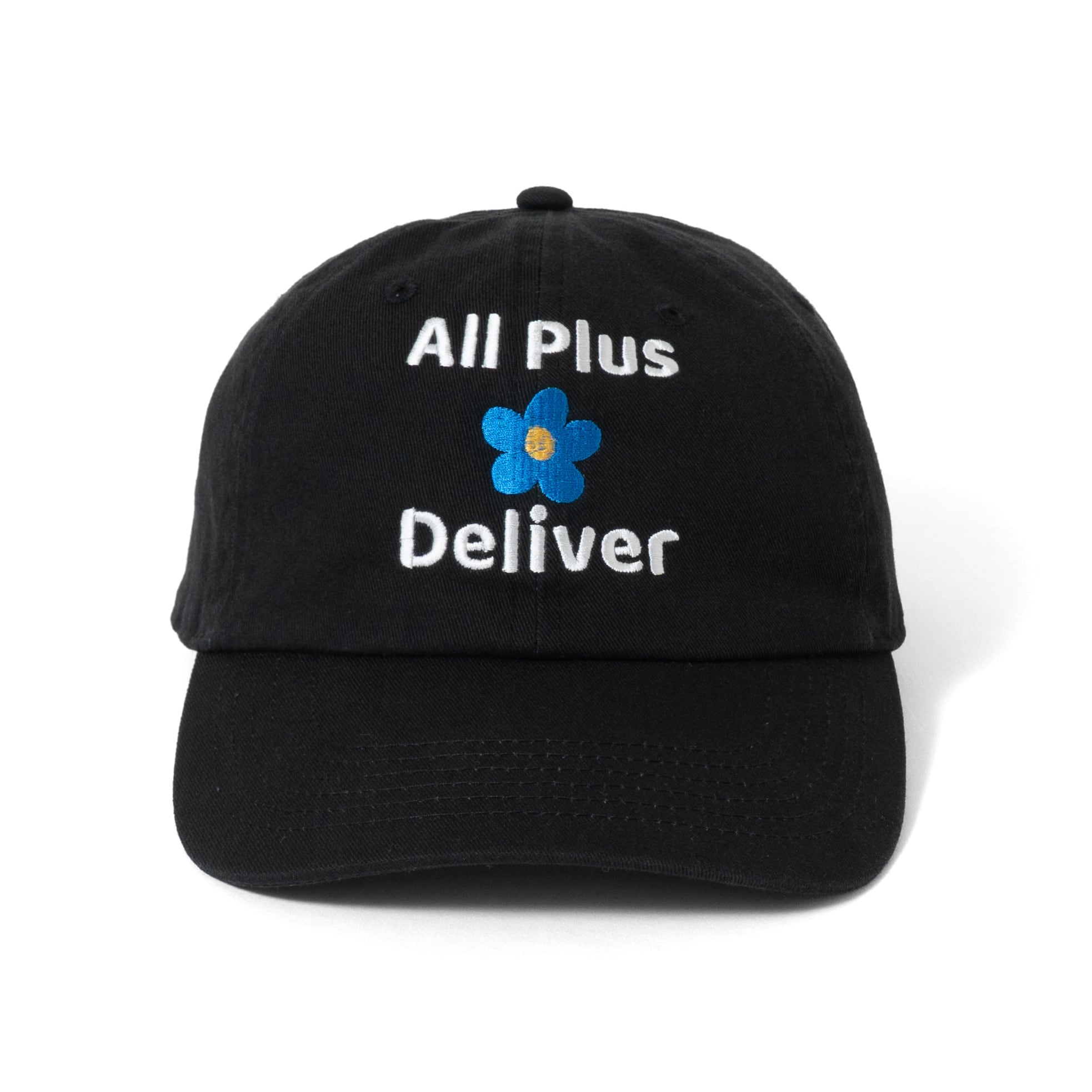 APD FLOWER LOGO CAP / BLACK