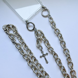 Smartphone Shoulder strap with Cross Medaille