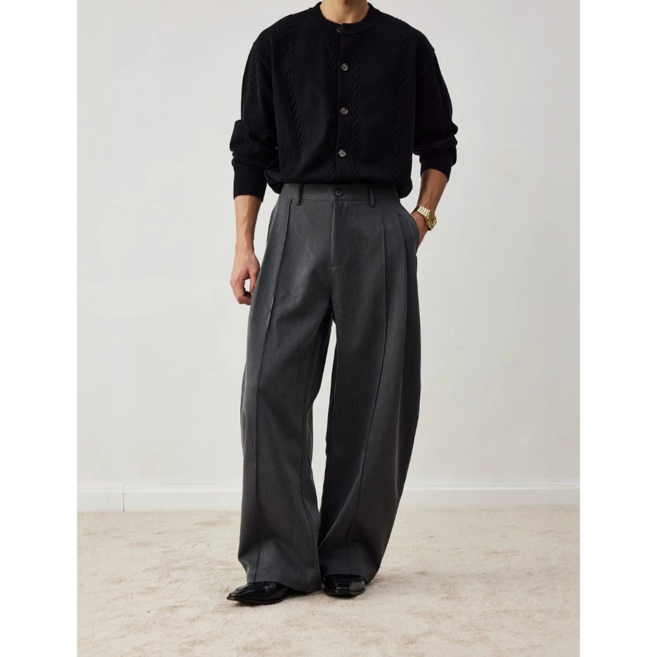 Drape Straight Pants TB2545・画像7