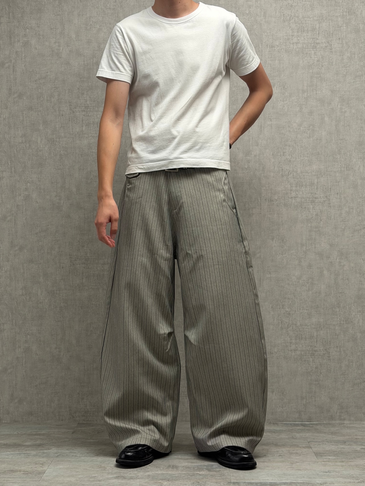 Urban Stripe Wide Trousers