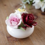 英国ロイヤルドルトン 陶花フラワーポット 薔薇 英国ヴィンテージ thumbnail 5