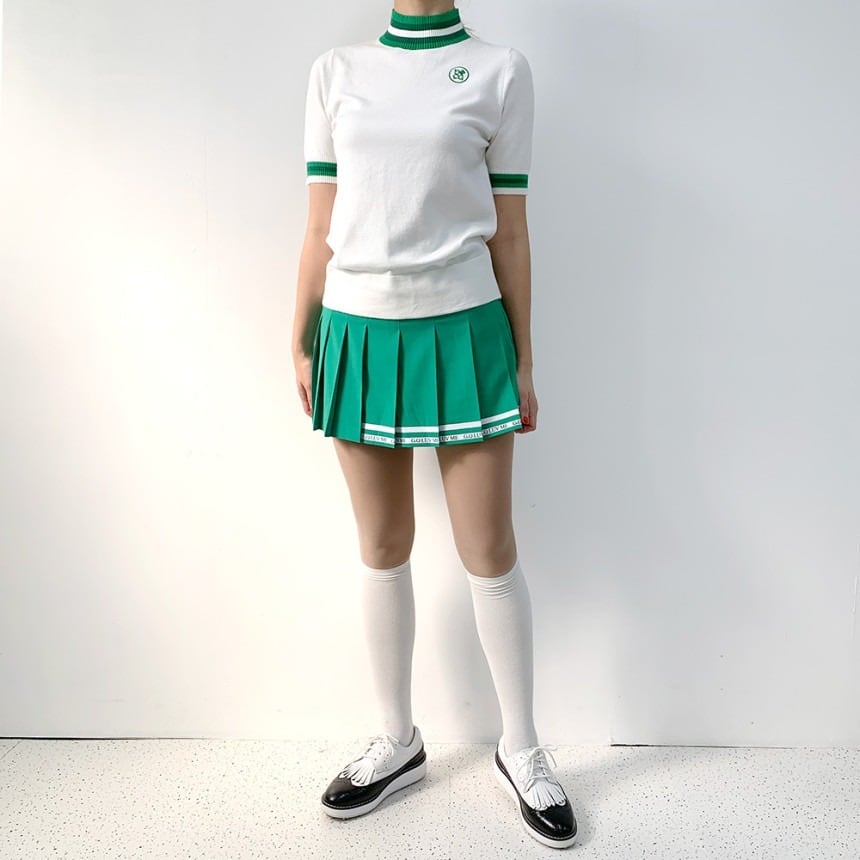 バックロゴラインポイントプリーツ ゴルフスカート | Festa Golf