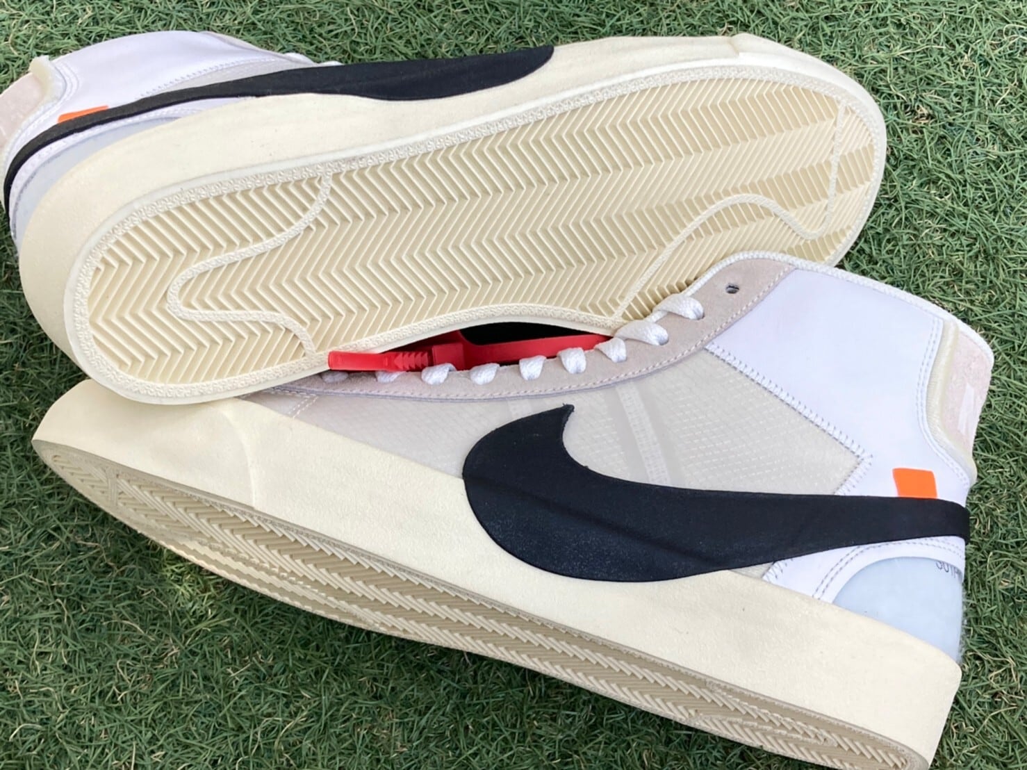 NIKE × OFF-WHITE THE 10 : BLAZER MID WHITE AA3832-100 27.5cm 75508 