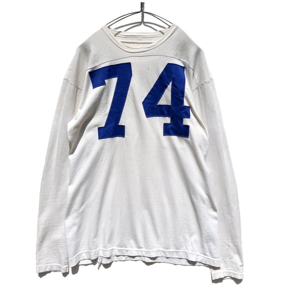 Wilson - Made In USA] Vintage Football Numbering Game Shirt [1960s