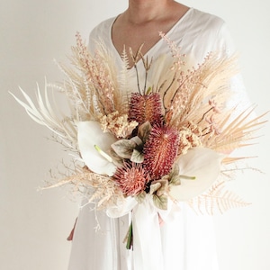 Pampas grass Bouquet＆Boutonniere