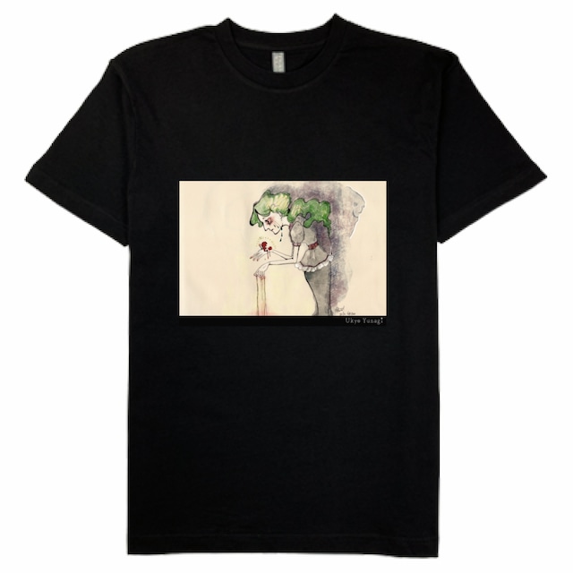 アートTシャツ -悲しい人-