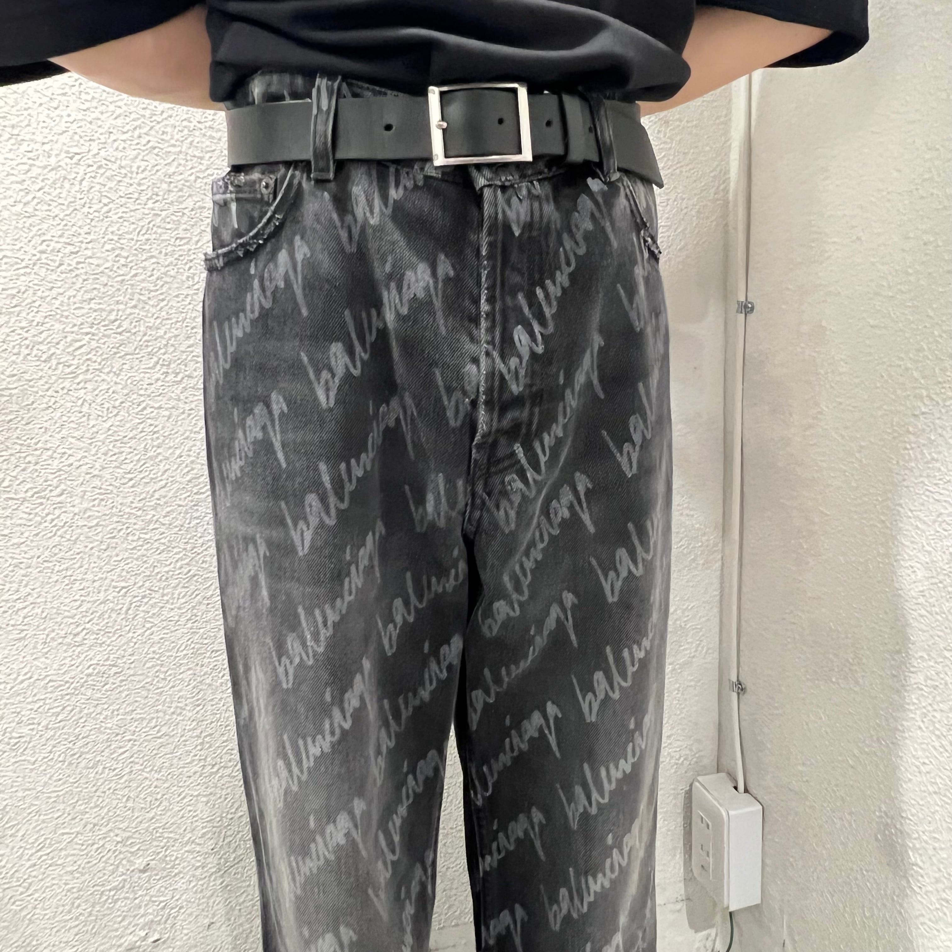 BALENCIAGA バレンシアガ ダメージ加工デニムパンツ SIZE.cmkg