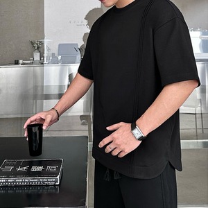 裾カーブ折りポイントTシャツ　MT0490012