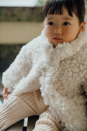chaisy original / sheep fur coat